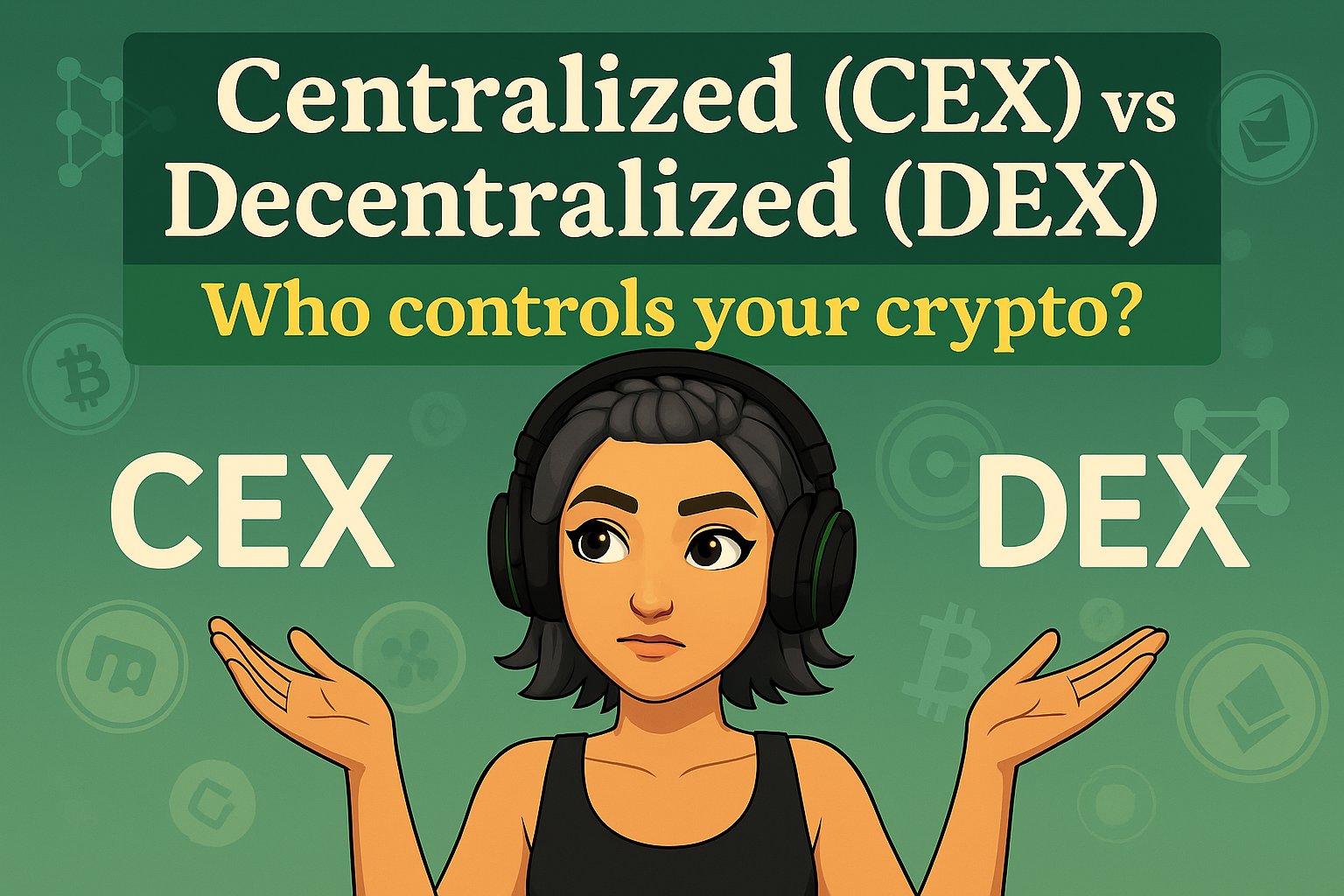 Centralized vs Decentralized Exchanges – Explained with Real-World Analogy