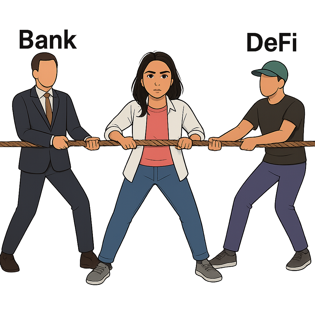 Tug of War between DeFi and Traditional Banks